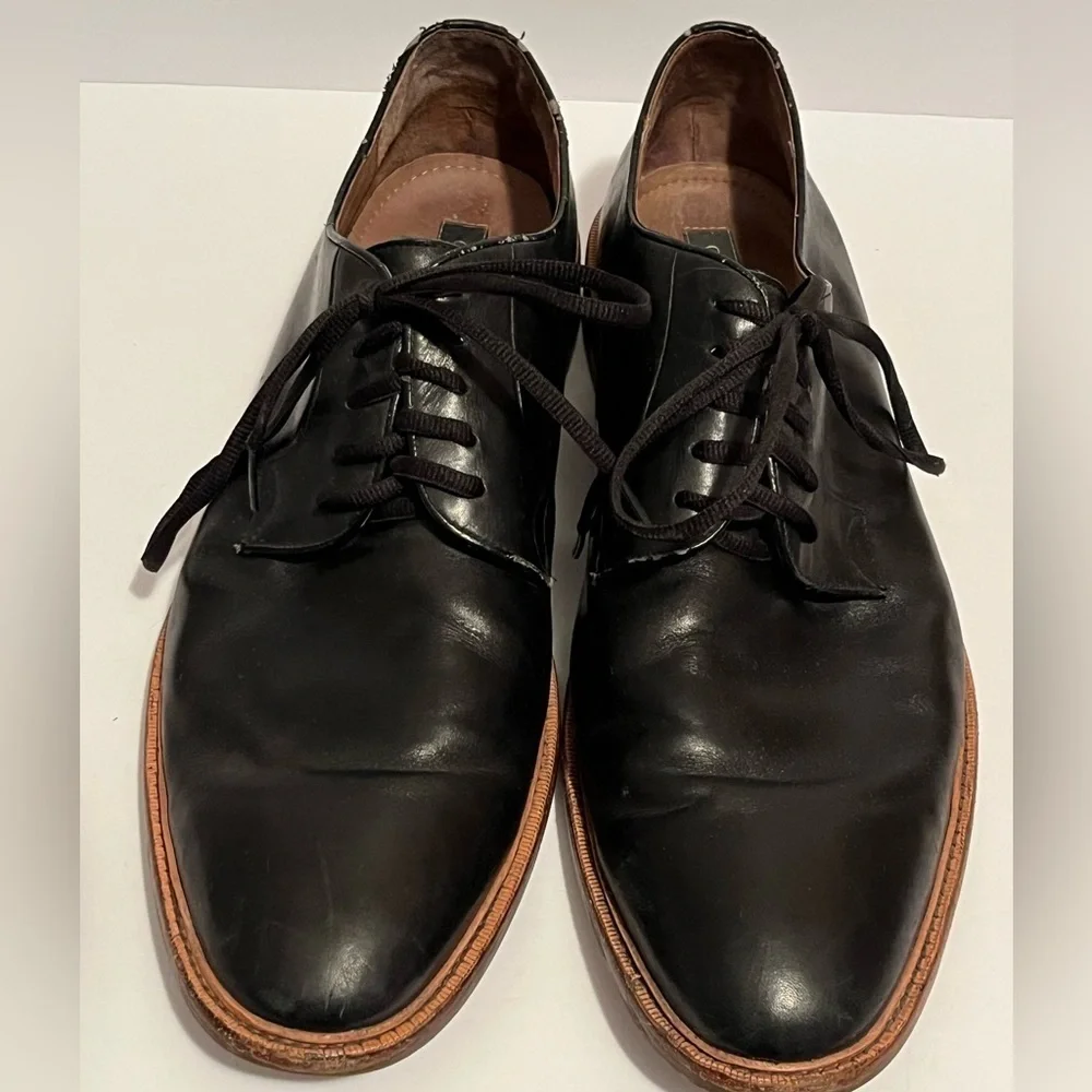 Gordon Rush Hester Black Leather Oxford Shoes Men’s Size 15